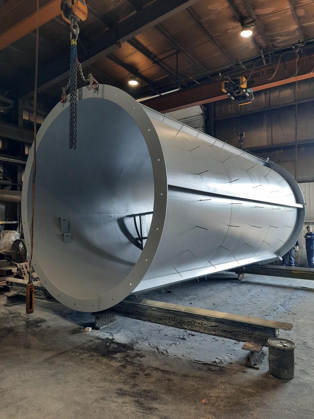 Round Pipe Project Steel Round Duct Project - S2 Metal Fabricators